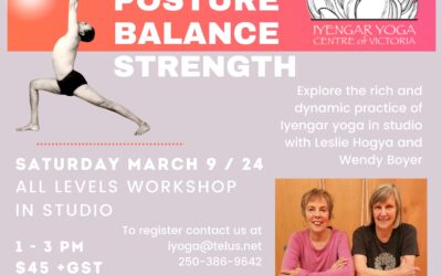 Posture Balance Strength Workshop – IN STUDIO